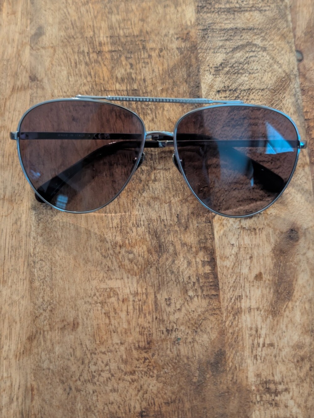 Men's Brown Aviator Sunglasses - Unbranded